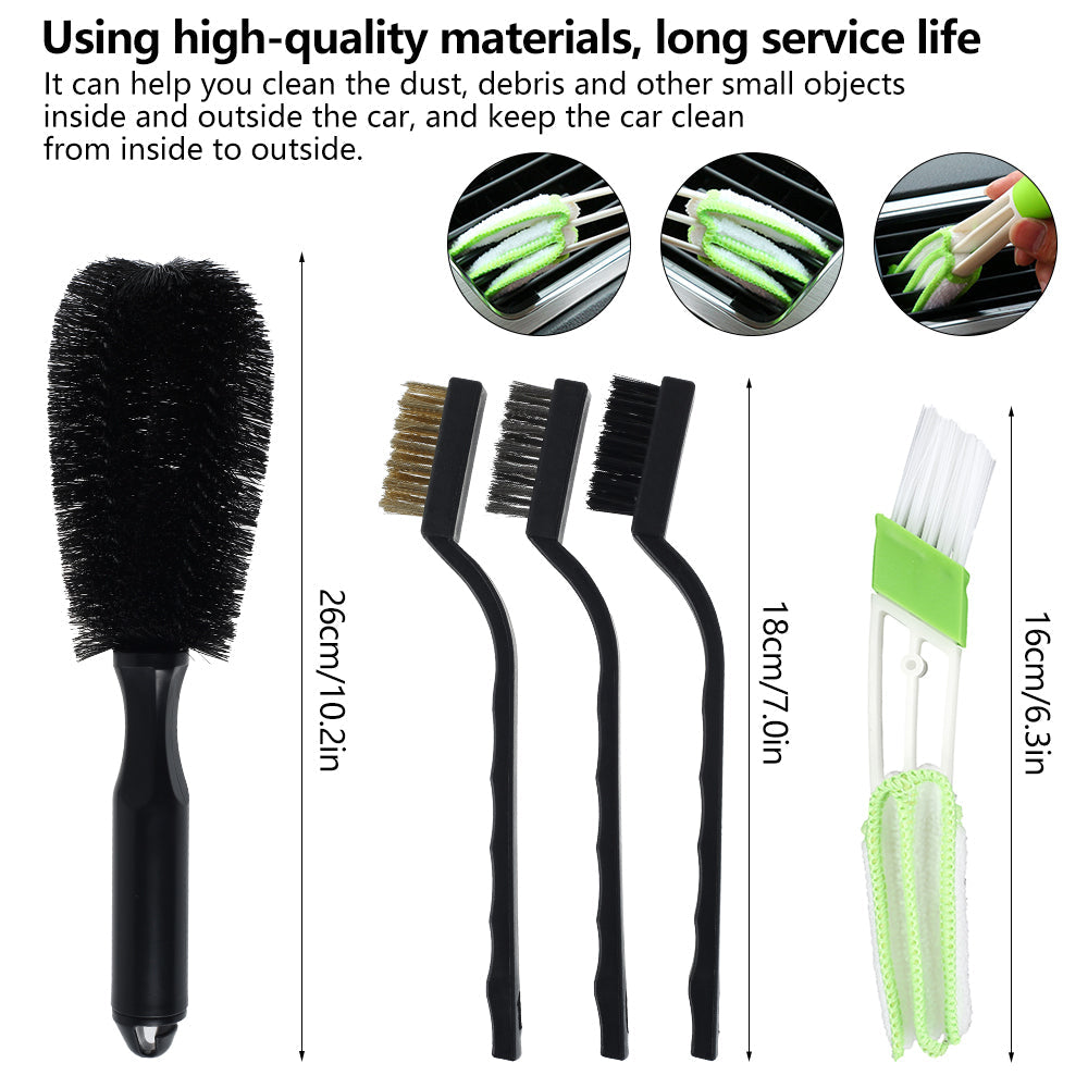🧽 DetailPro Brush Set – Detailing Brush Kit