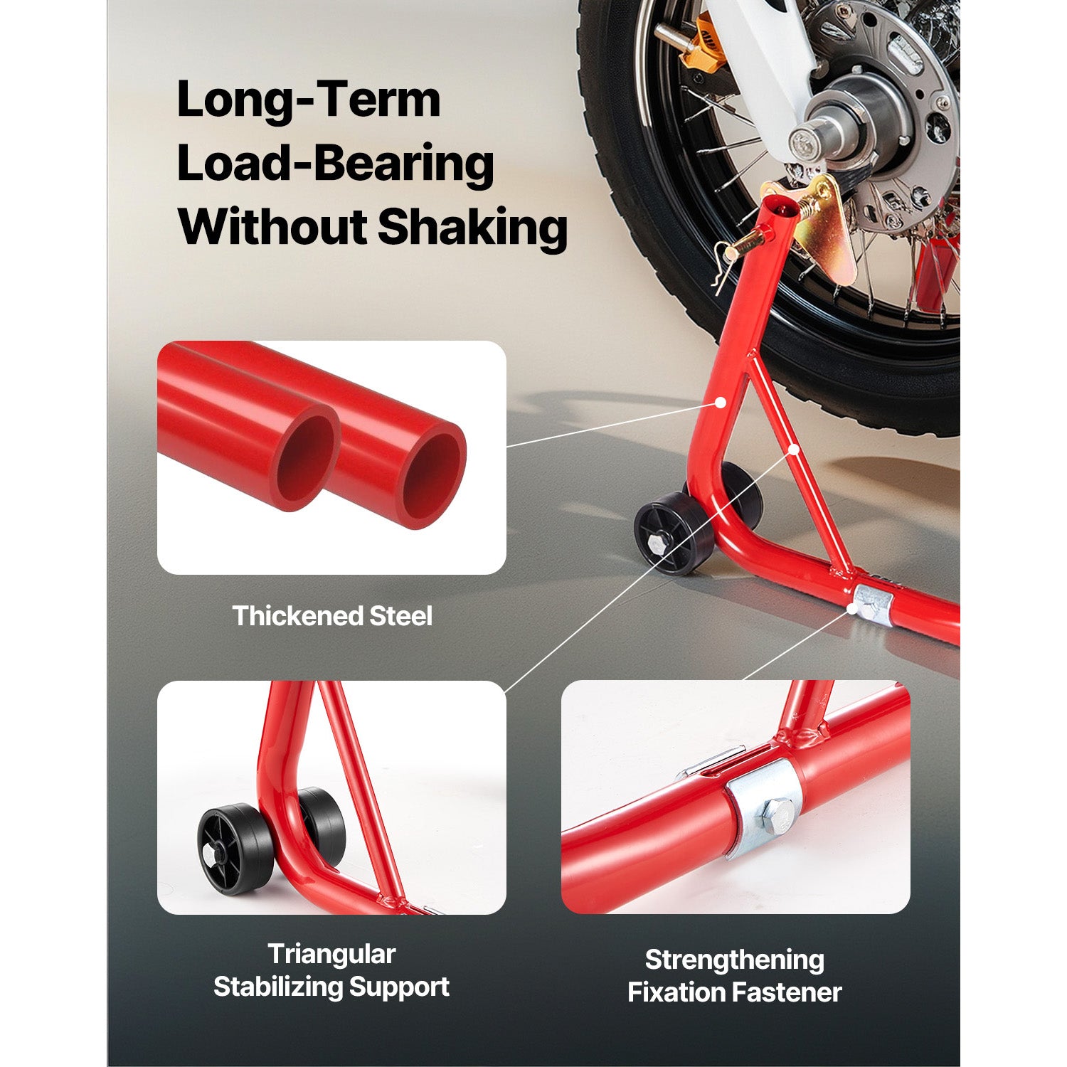 SucceBuy Motorcycle Stand Lift 850lbs