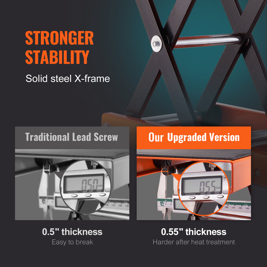 SucceBuy 1100lbs Motorcycle Scissor