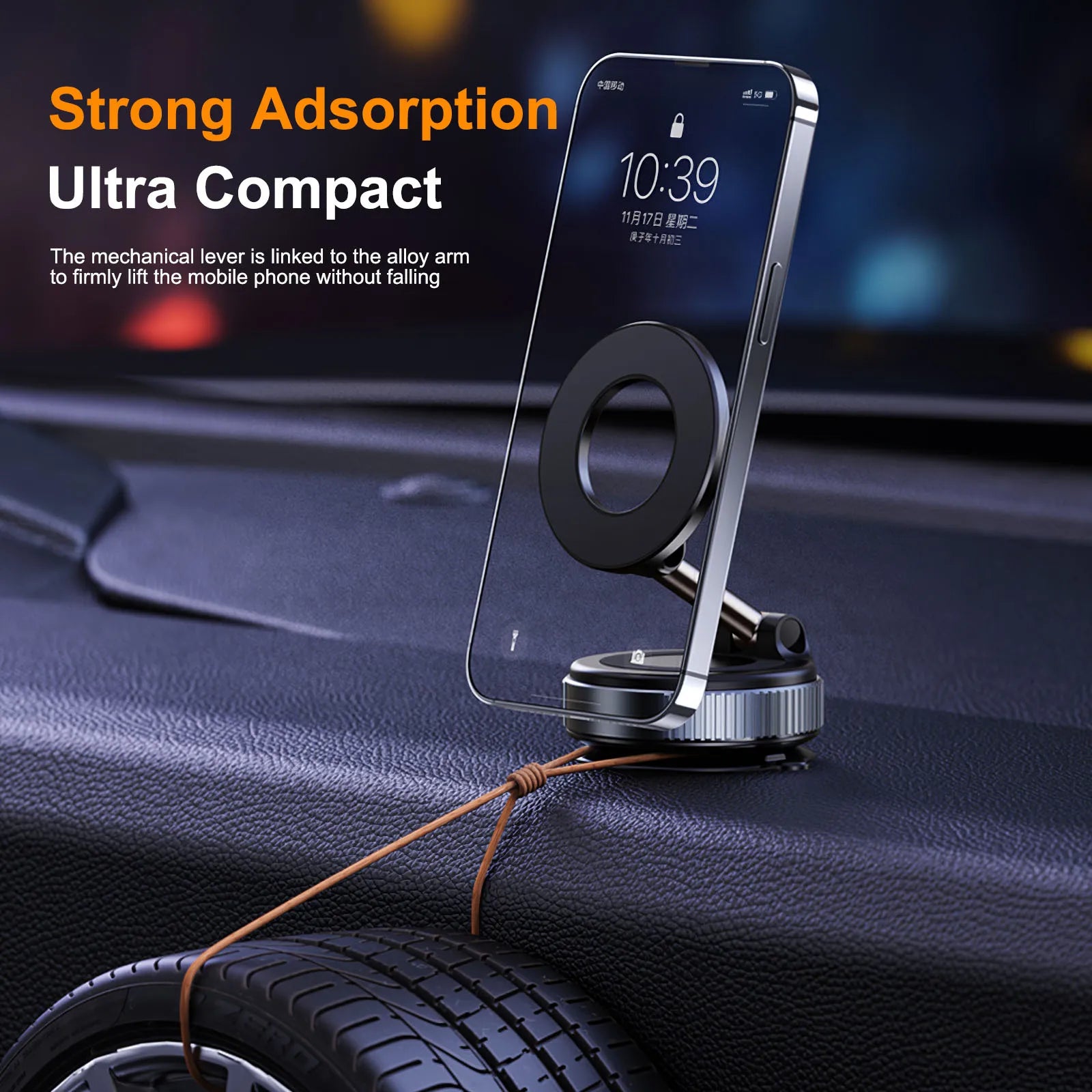 🧲 MagMount 360 Flex – Magnetic Car Phone Holder