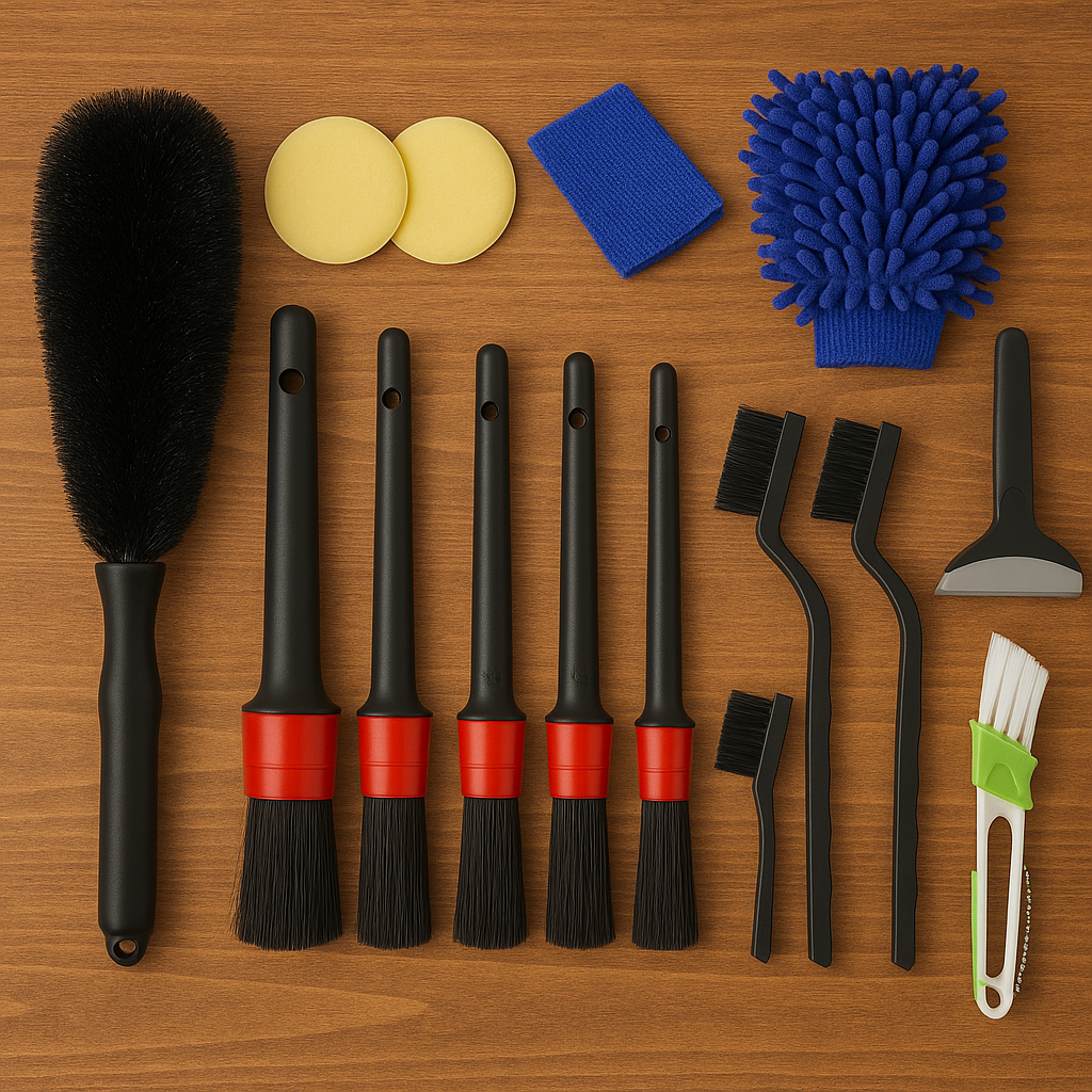 🧽 DetailPro Brush Set – Detailing Brush Kit