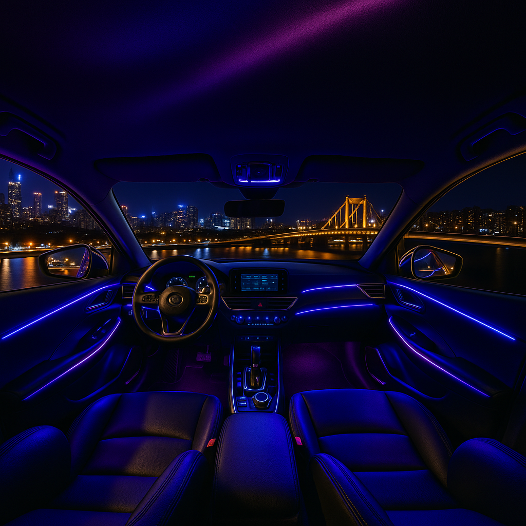 🌈 GlowLine Symphony – Ambient Interior Light Kit