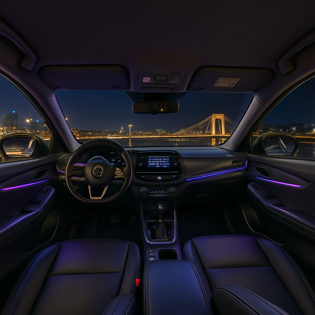 🌈 GlowLine Symphony – Ambient Interior Light Kit