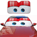 DRIVIQ ToonShade EyeVisor – Cartoon Eyes Windshield Sunshade