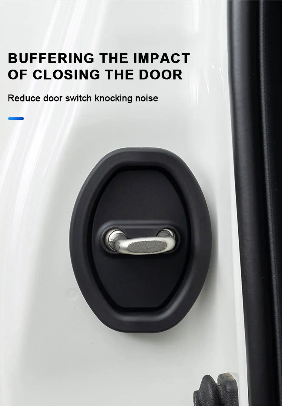 🔇 SilenceGuard Lock Pads – Car Door Lock Buffer Set