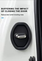 DRIVIQ SilenceGuard Lock Pads – Car Door Lock Buffer Set