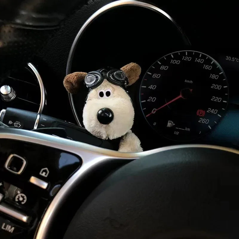 🐶 WaggyPup – Puppy Wiper Lever Decoration