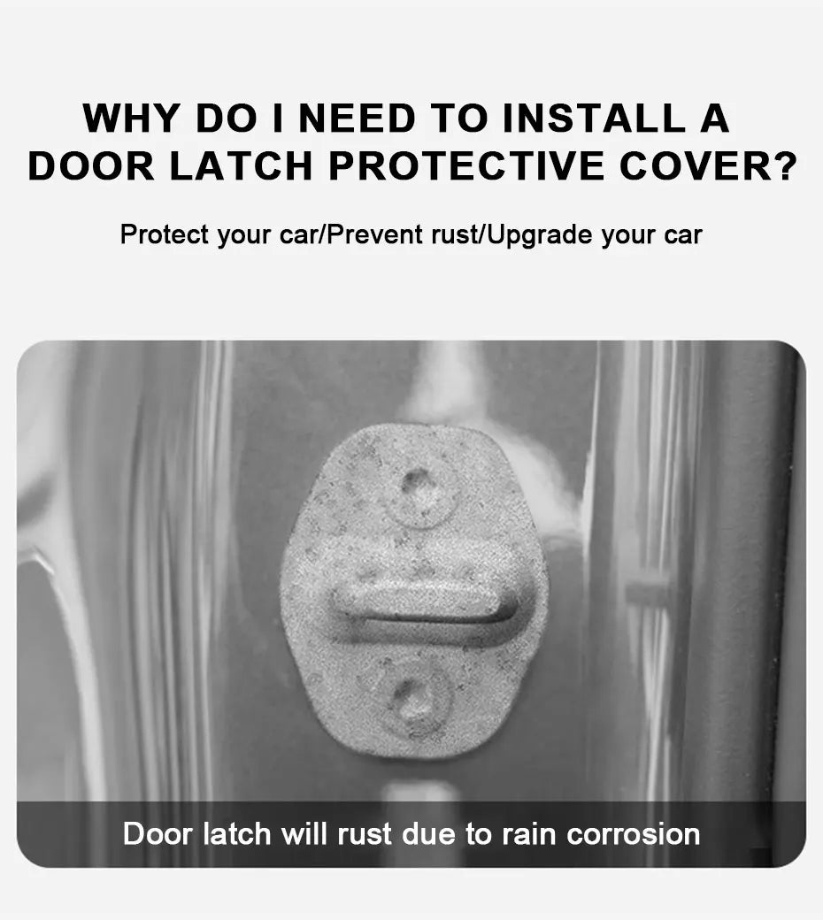 🔇 SilenceGuard Lock Pads – Car Door Lock Buffer Set