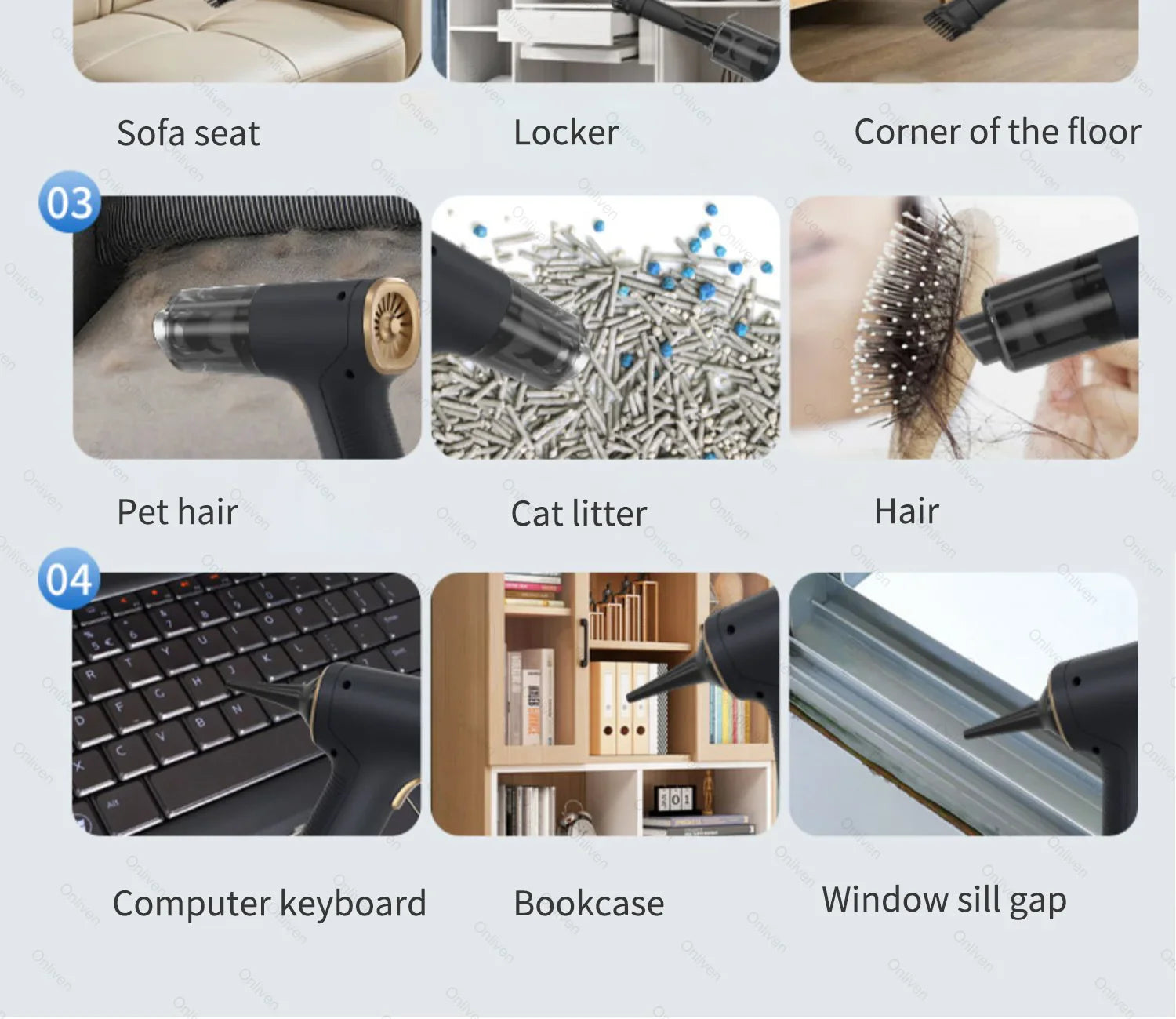 🧹 CleanForce MiniVac – Wireless Car Vacuum