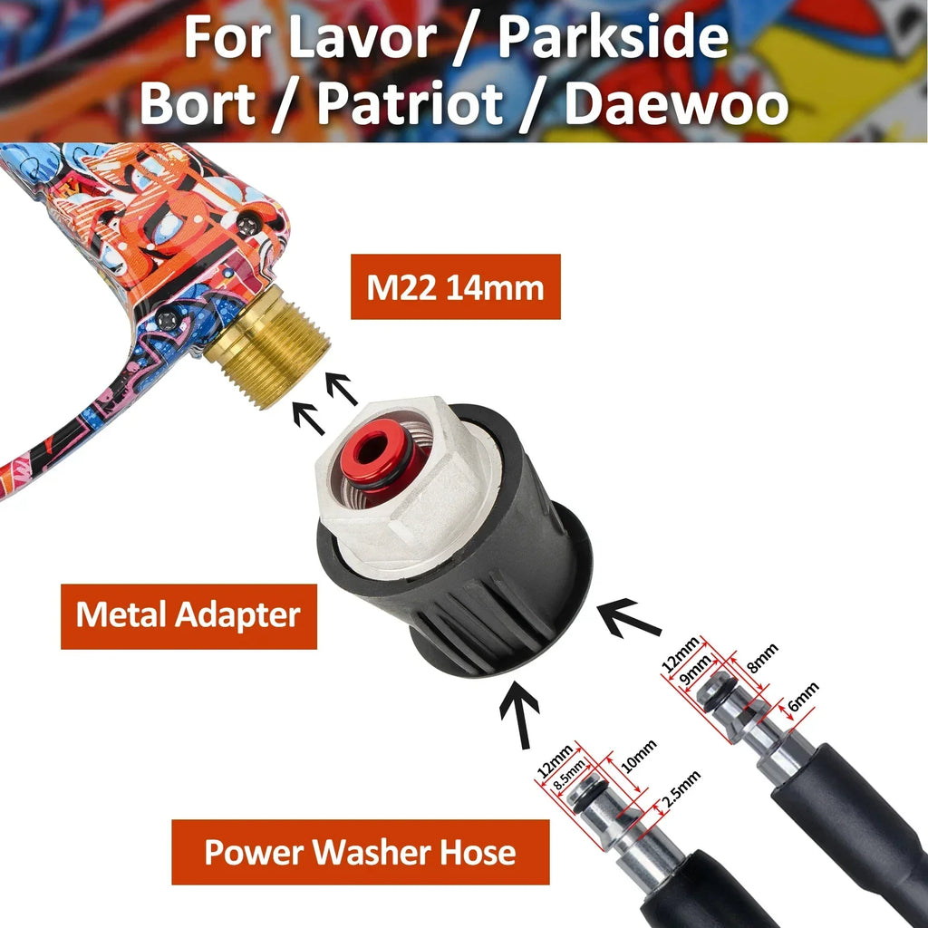 💦 JetConnect Pro Kit – Pressure Washer Water Gun