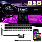 DRIVIQ NeoGlow FootLight – Car Interior Footwell Lighting Kit