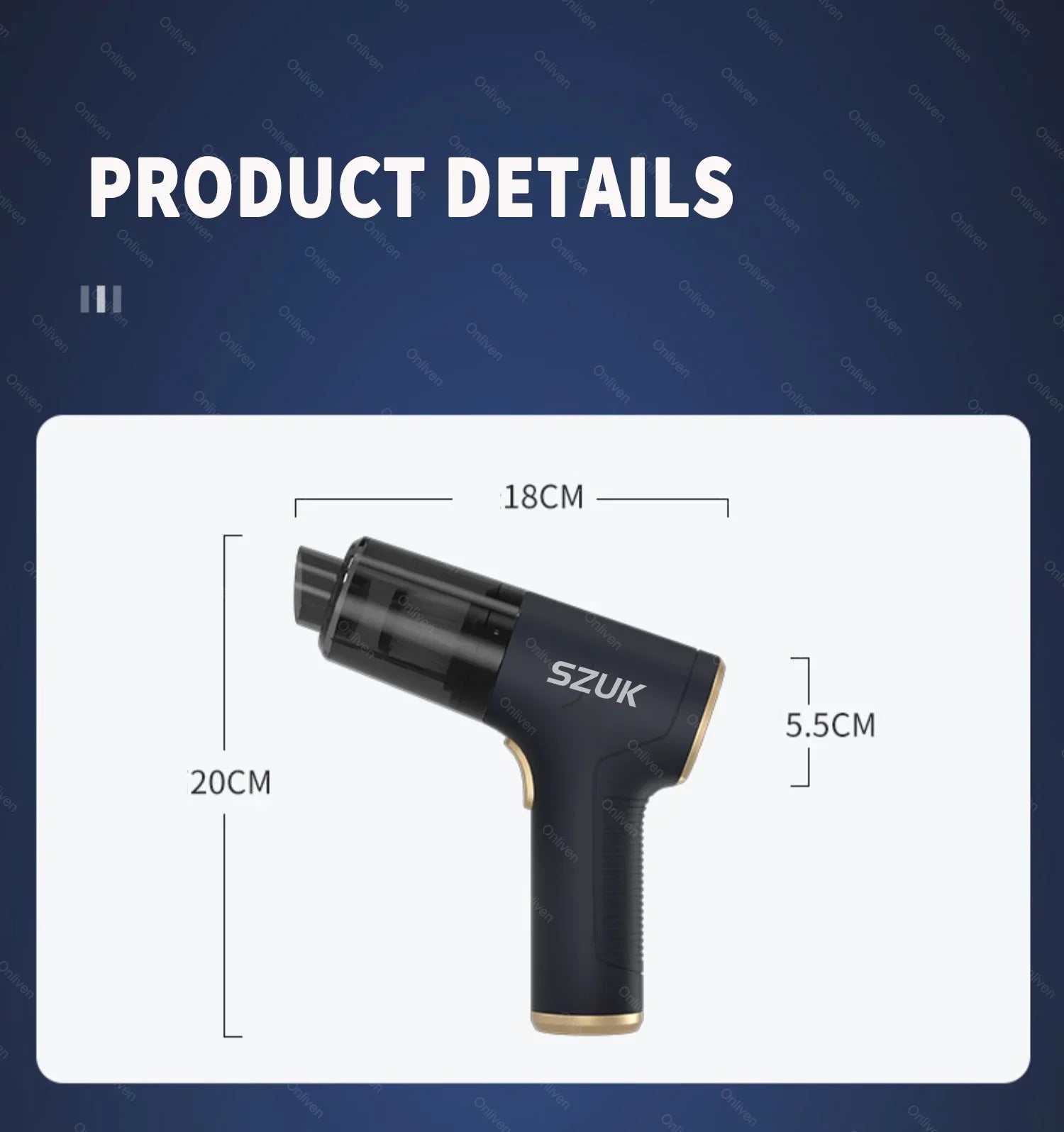 🧹 CleanForce MiniVac – Wireless Car Vacuum