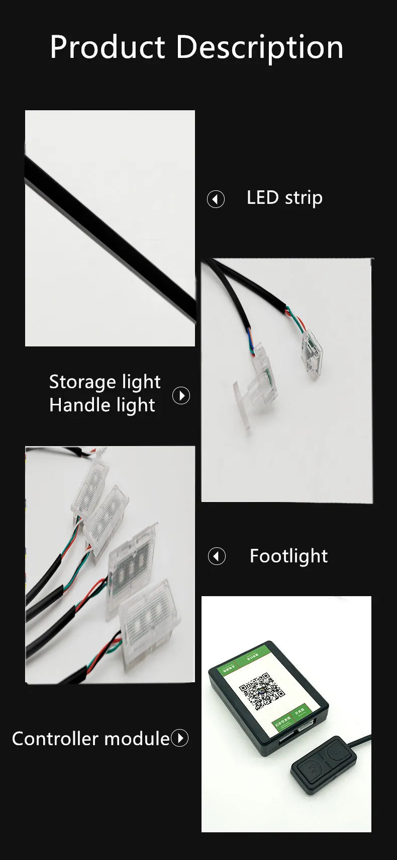 🌈 GlowLine Symphony – Ambient Interior Light Kit