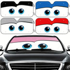 DRIVIQ ToonShade EyeVisor – Cartoon Eyes Windshield Sunshade