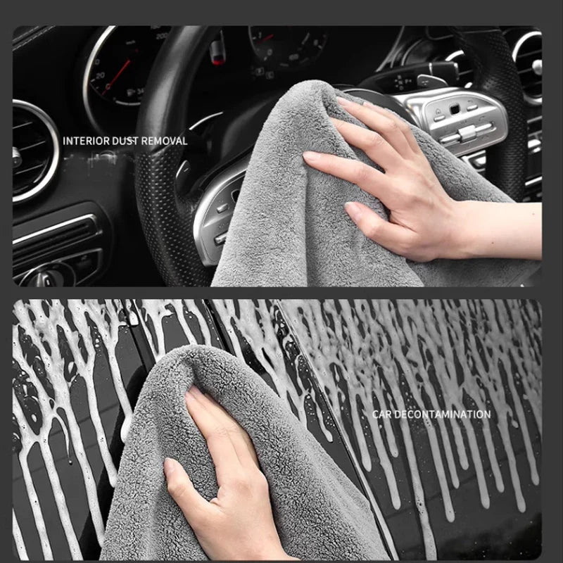 🧽 DetailMax UltraDry – Premium Microfibre Towel