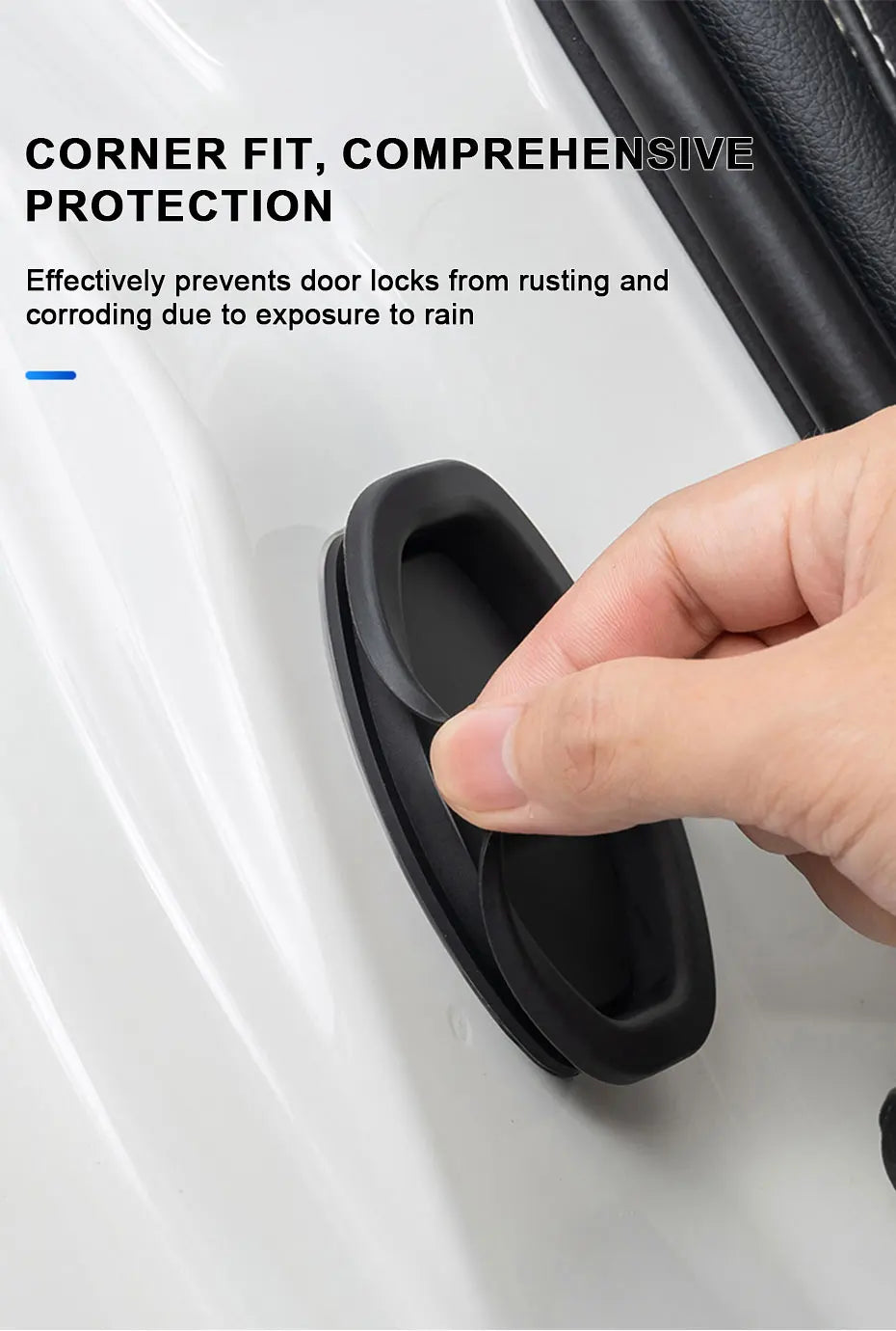 🔇 SilenceGuard Lock Pads – Car Door Lock Buffer Set