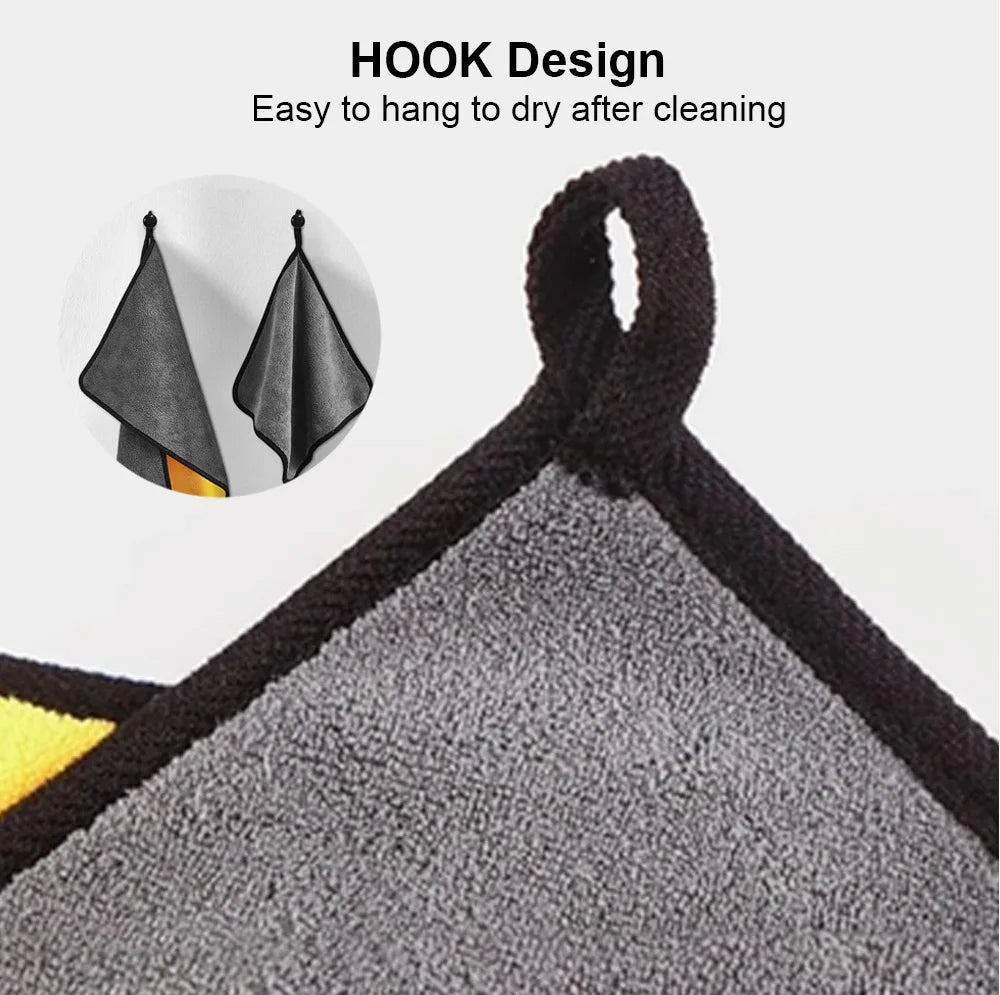 🟡 DryPro MicroTowel – Premium Microfiber Cloth