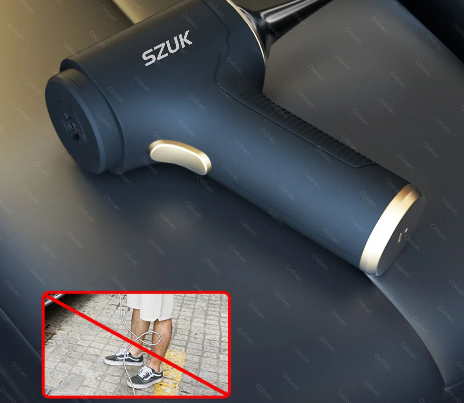 🧹 CleanForce MiniVac – Wireless Car Vacuum