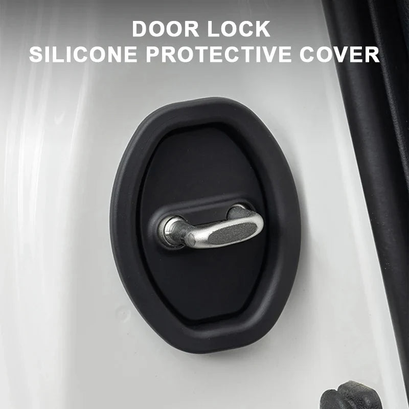 🔇 SilenceGuard Lock Pads – Car Door Lock Buffer Set