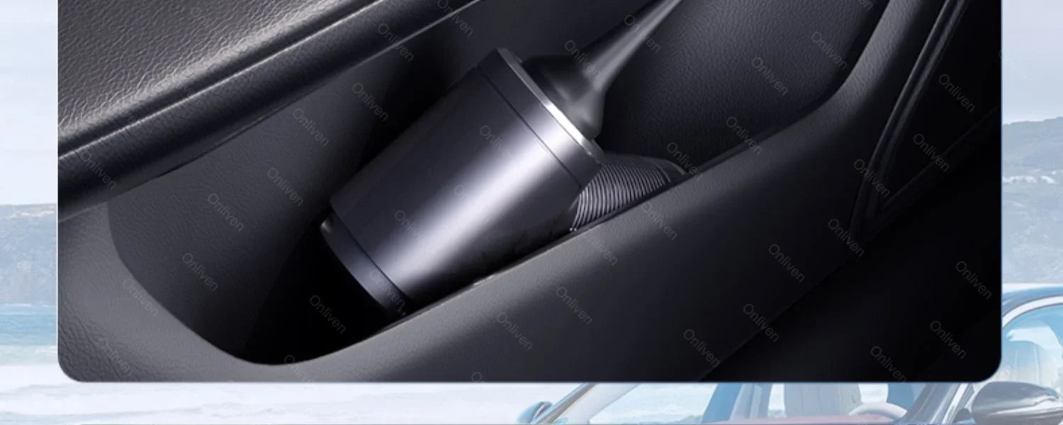 🧹 CleanForce MiniVac – Wireless Car Vacuum