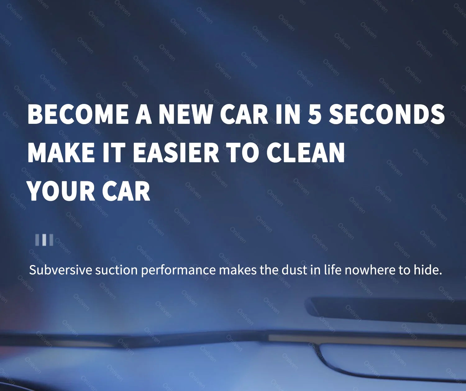 🧹 CleanForce MiniVac – Wireless Car Vacuum