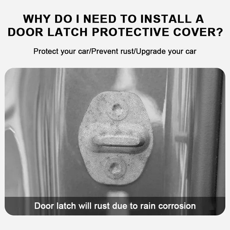 🔇 SilenceGuard Lock Pads – Car Door Lock Buffer Set