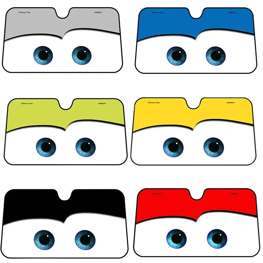 😎 ToonShade EyeVisor – Cartoon Eyes Windshield Sunshade