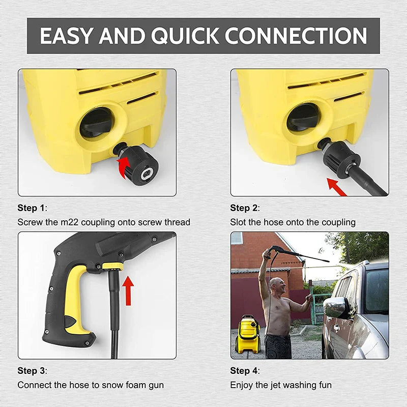 🔧 FlexiJet LinkPro – High-Pressure Hose